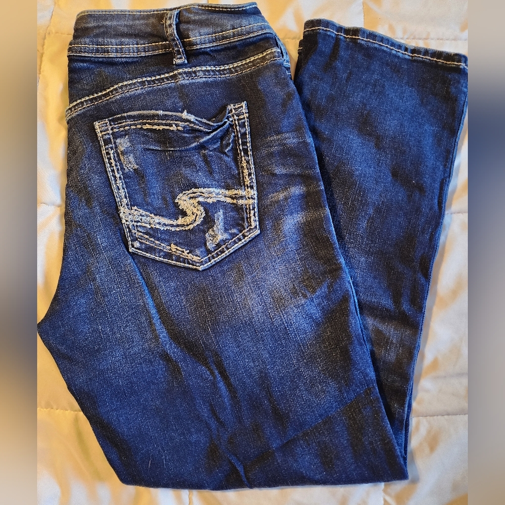Silver Suki Capri jeans